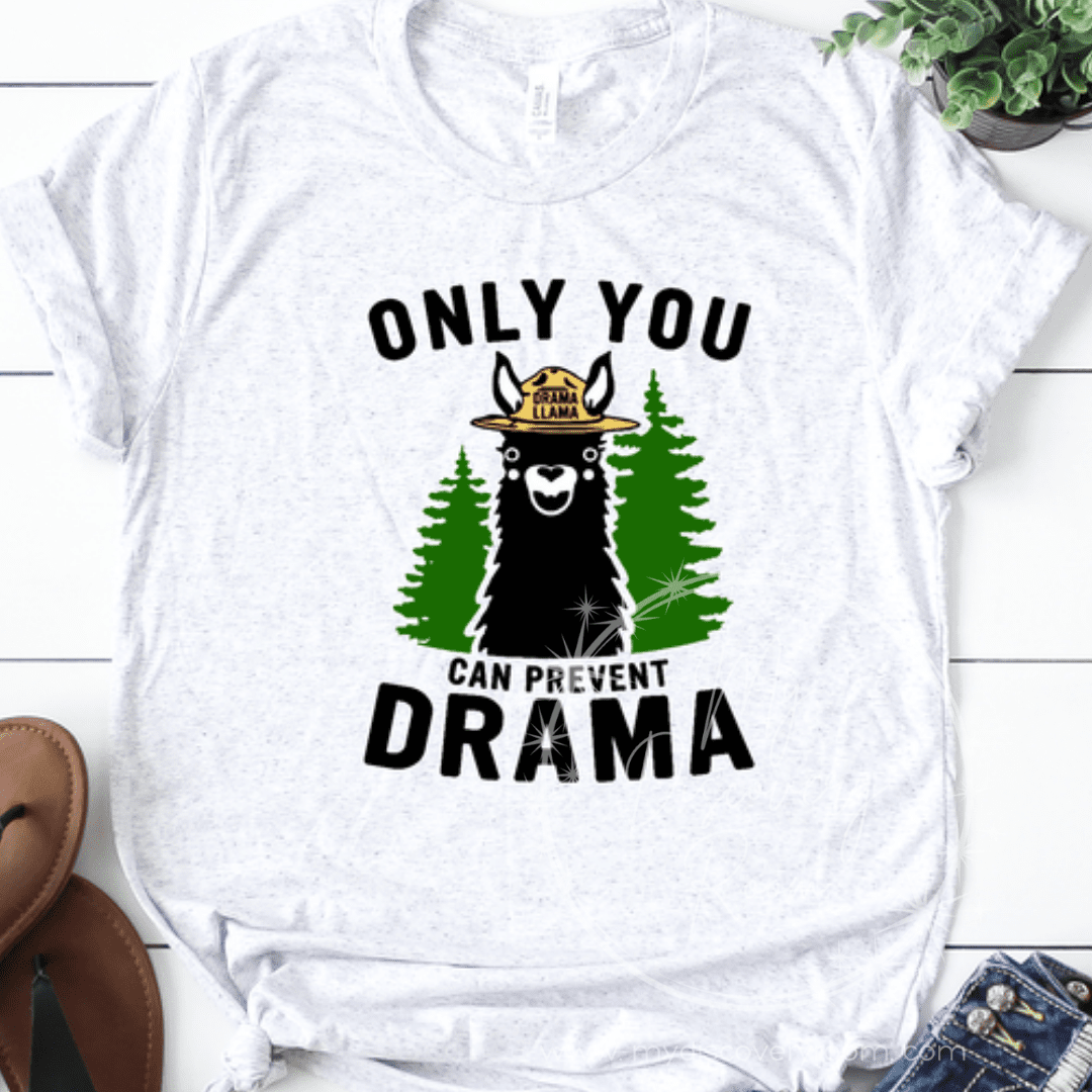 Only You Can Prevent Drama Graphic Tee - MyDiscoveryRoom