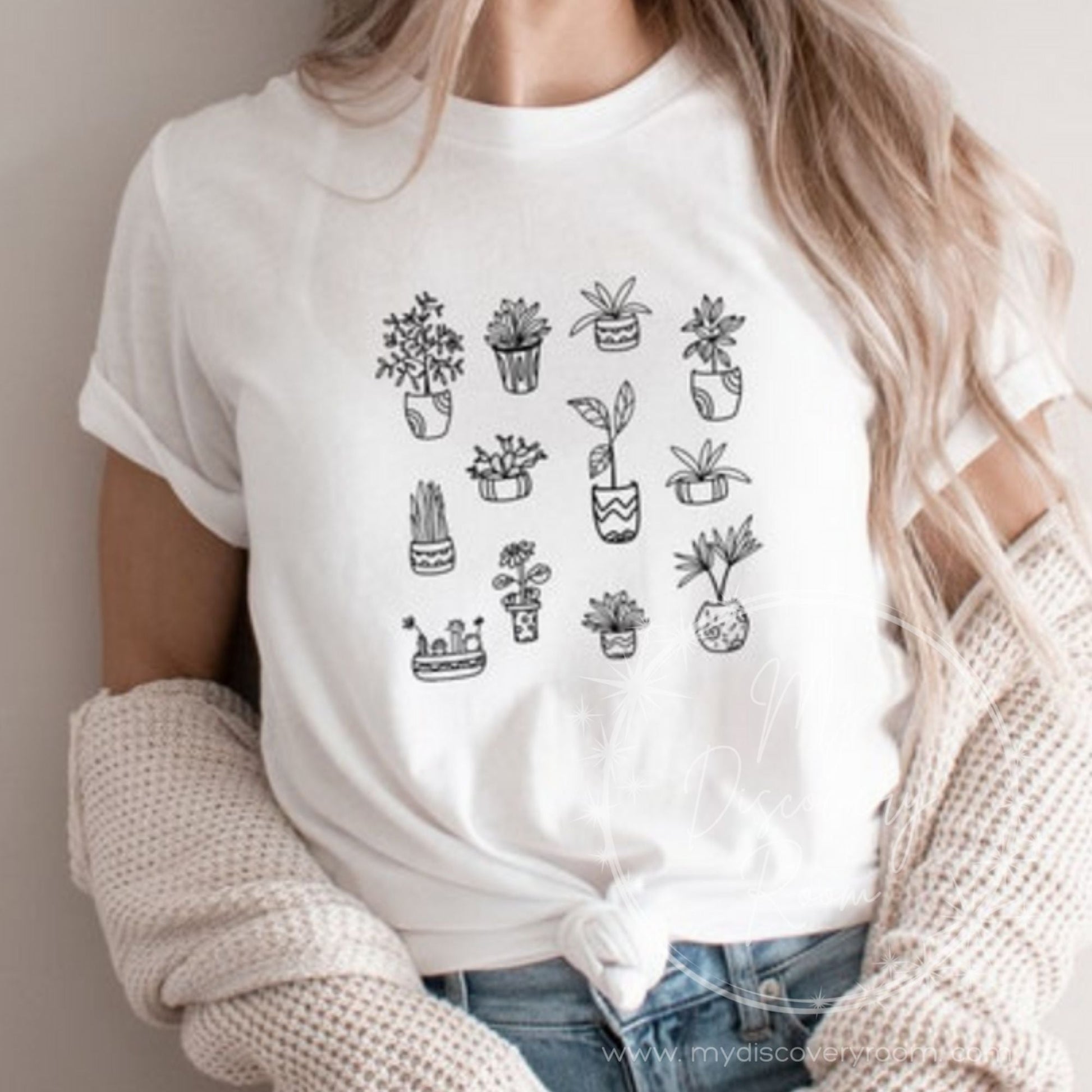 Plant Doodles Graphic Tee - MyDiscoveryRoom