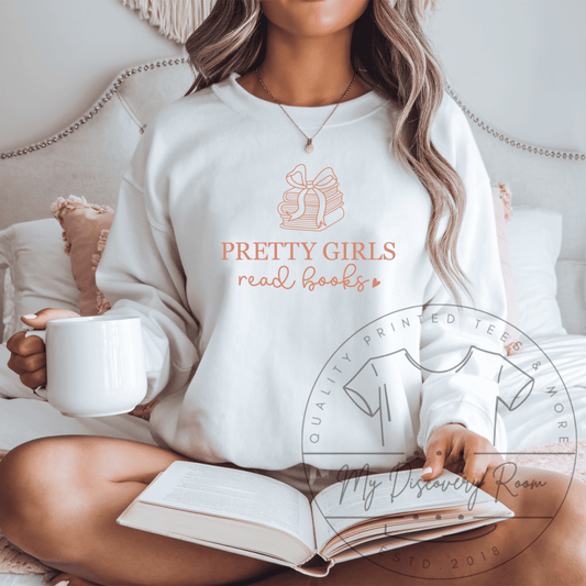 Pretty Girls Read Books Graphic Tee - MyDiscoveryRoom