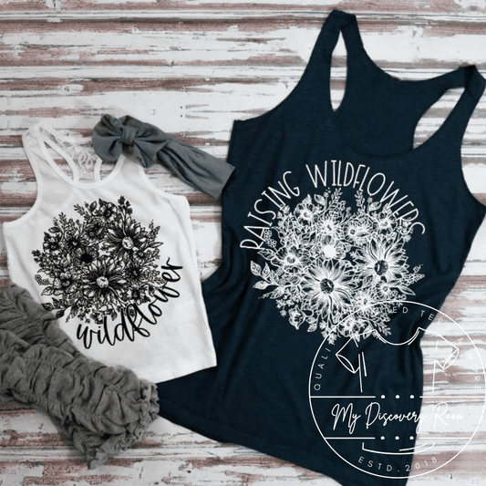 Raising wildflowers Graphic Tee - MyDiscoveryRoom