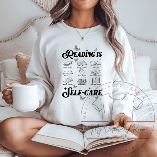Reading Is Self - Care Graphic Tee - MyDiscoveryRoom