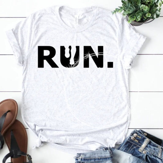 RUN. Graphic Tee - MyDiscoveryRoom