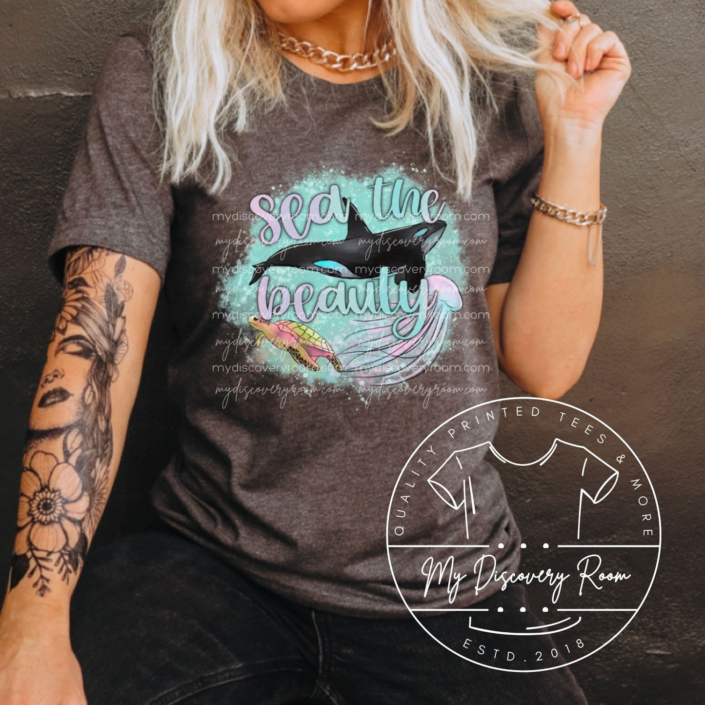 Sea The Beauty Graphic Tee - MyDiscoveryRoom