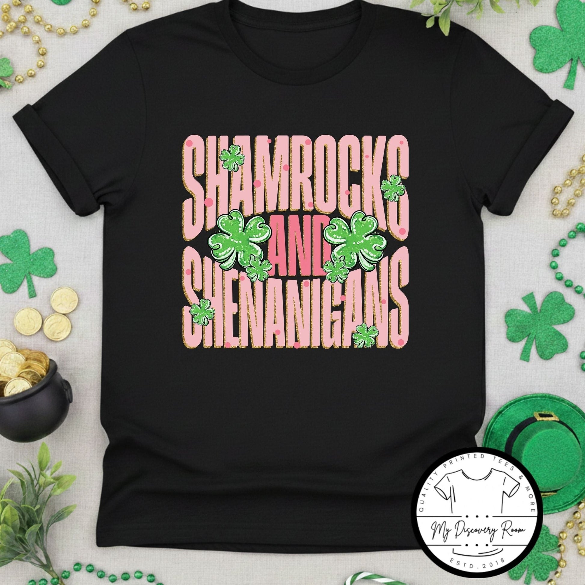 Shamrocks and Shenanigans Graphic Tee - MyDiscoveryRoom