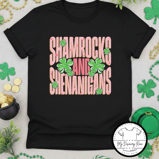 Shamrocks and Shenanigans Graphic Tee - MyDiscoveryRoom