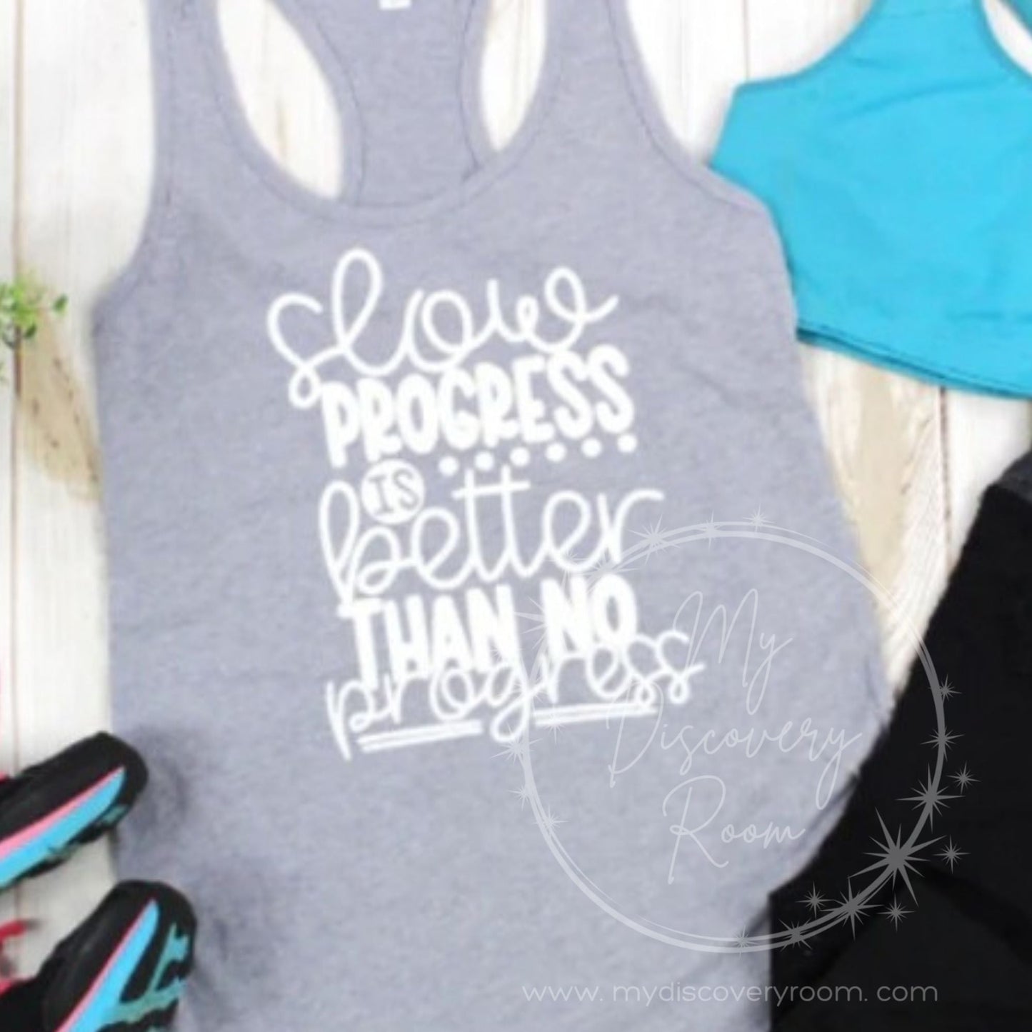 Slow Progress Is Better Than No Progress Graphic Tee - MyDiscoveryRoom