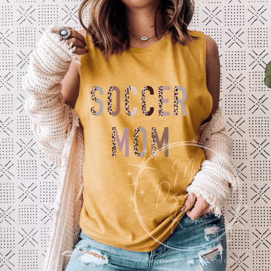 Soccer Mom Boho Font Graphic Tee - MyDiscoveryRoom
