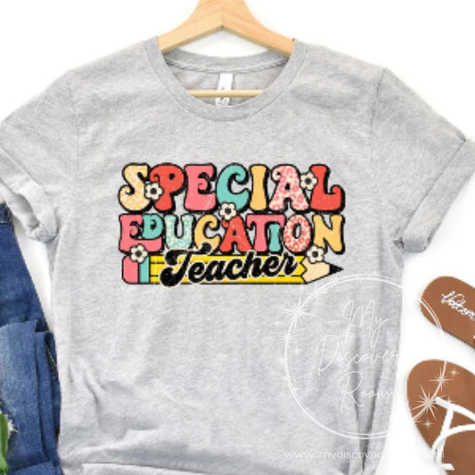 Special Education Teacher Retro Graphic Tee - MyDiscoveryRoom