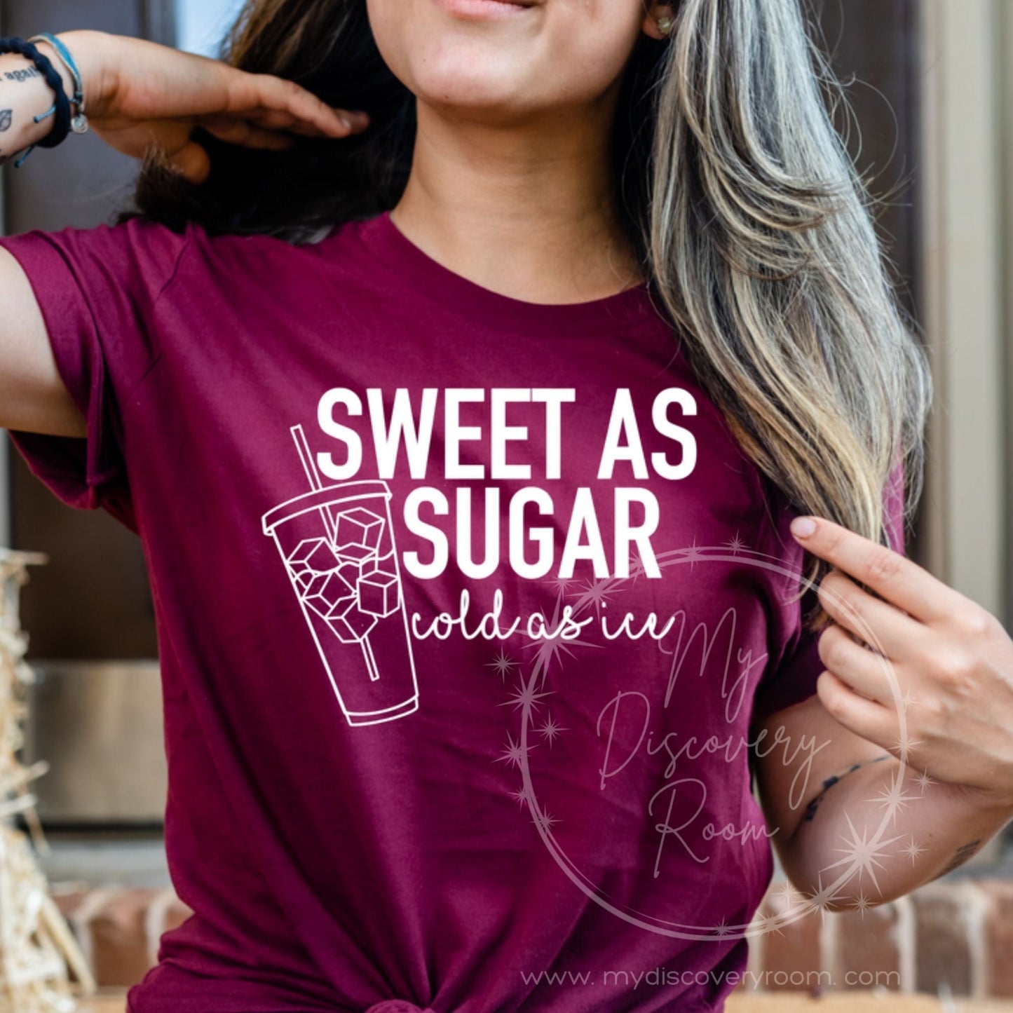 Sweet As Sugar Cold As Ice Graphic Tee - MyDiscoveryRoom