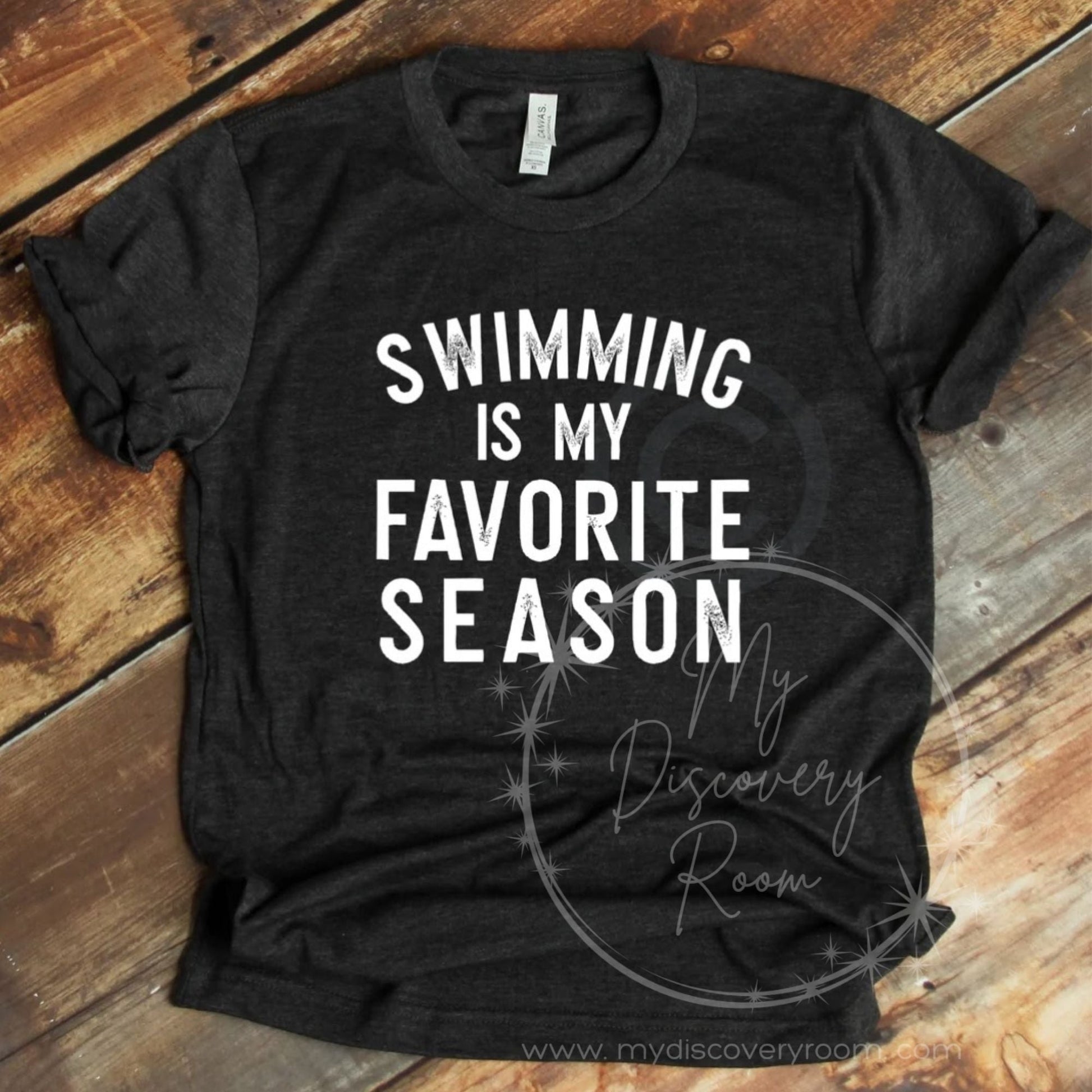 Swimming Is My Favorite Season Graphic Tee - MyDiscoveryRoom