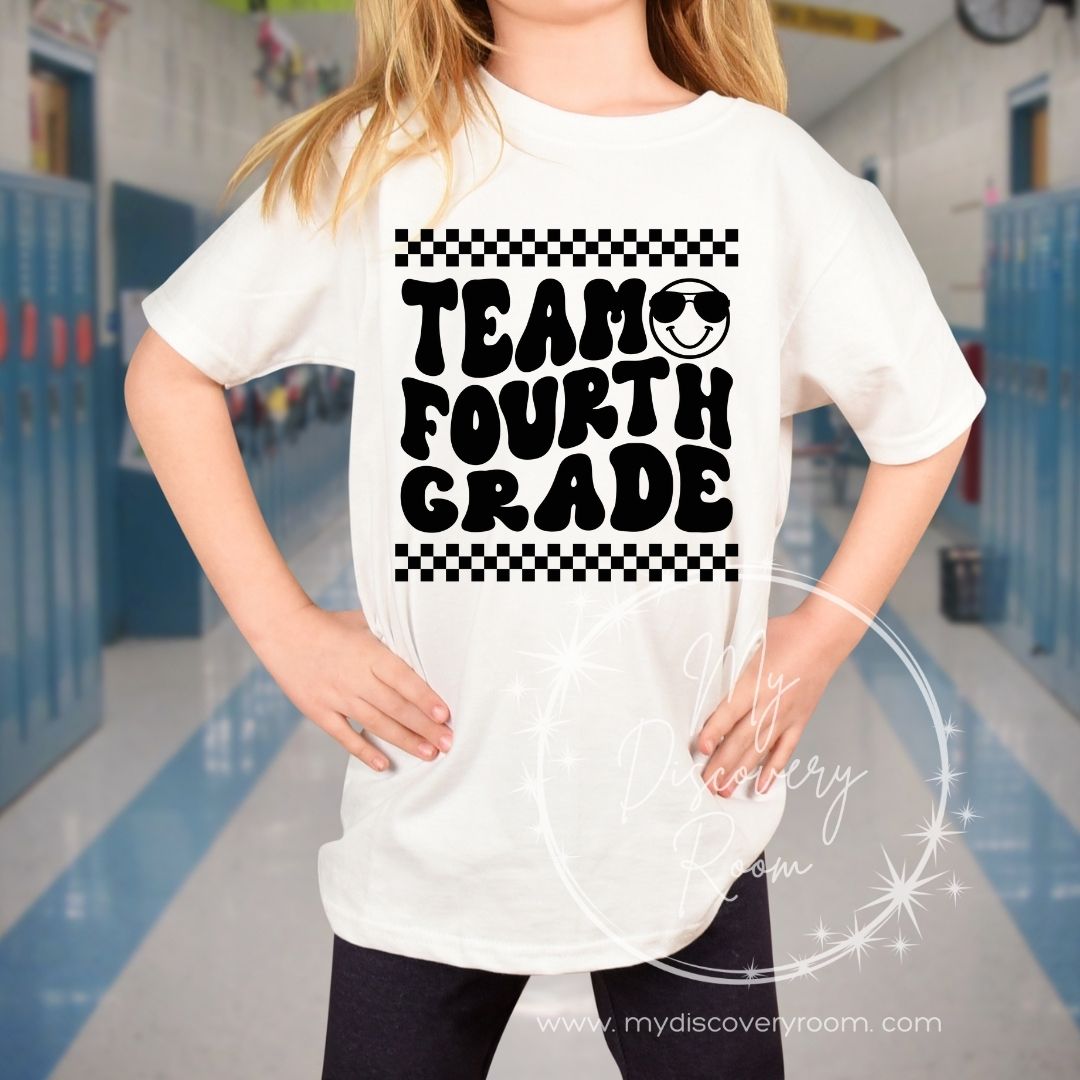 Team Grade Level Black Ink Graphic Tee - MyDiscoveryRoom