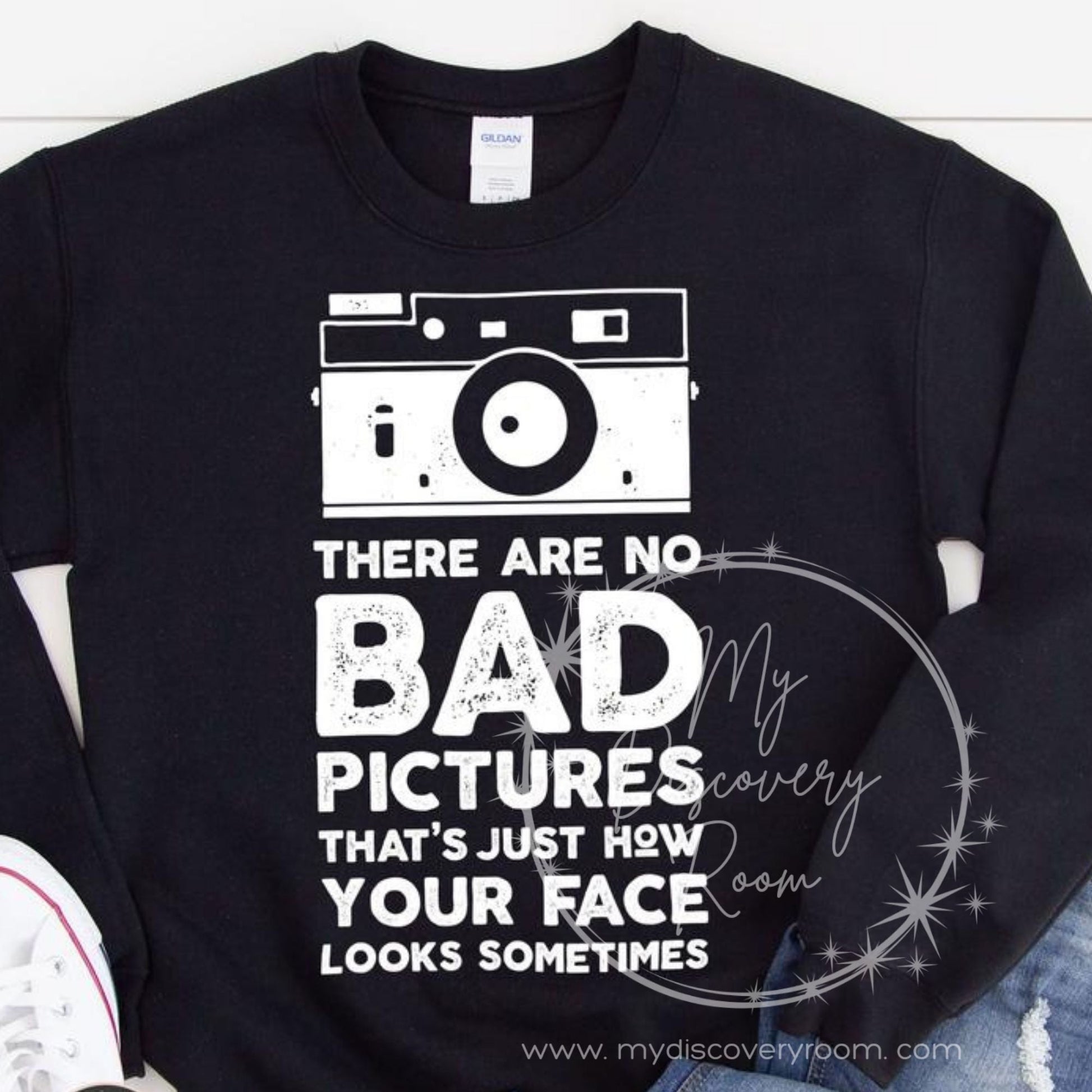 There Are No Bad Pictures Graphic Tee - MyDiscoveryRoom