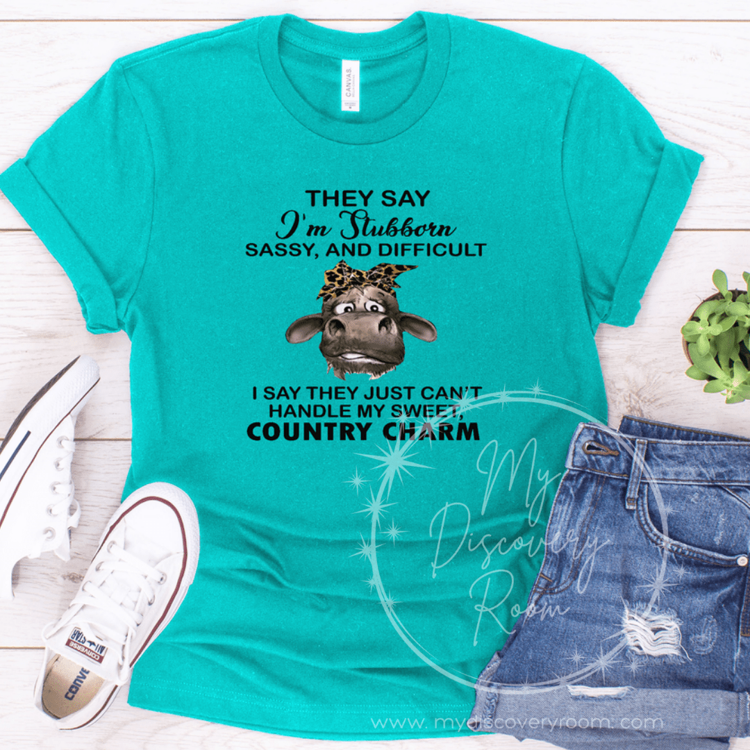 They Say I'm Stubborn Graphic Tee - MyDiscoveryRoom
