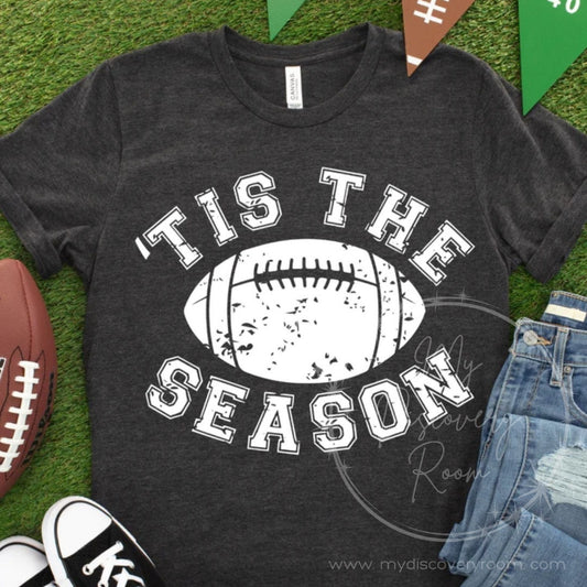 Tis' The Season Football Graphic Tee - MyDiscoveryRoom