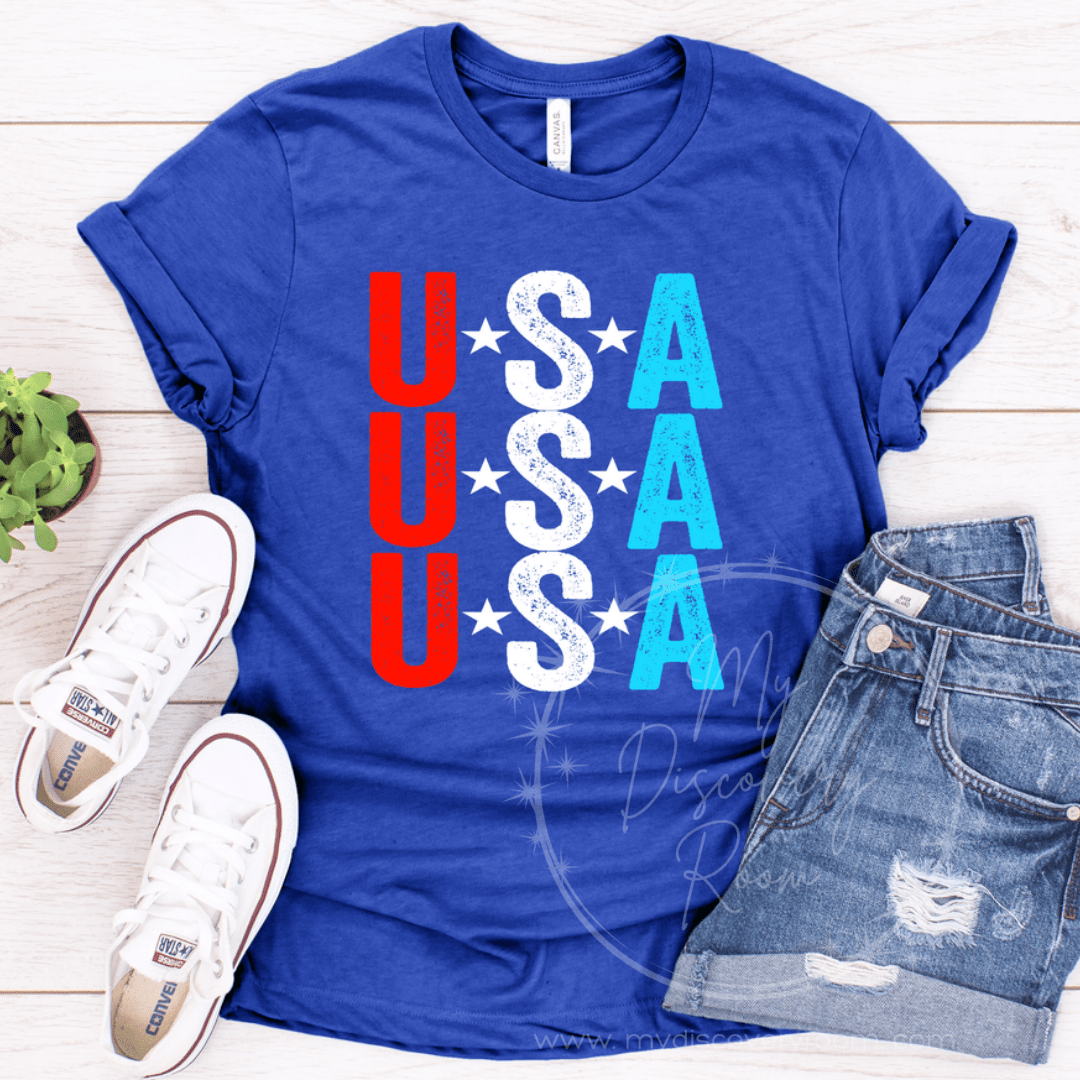 USA USA USA Graphic Tee - MyDiscoveryRoom