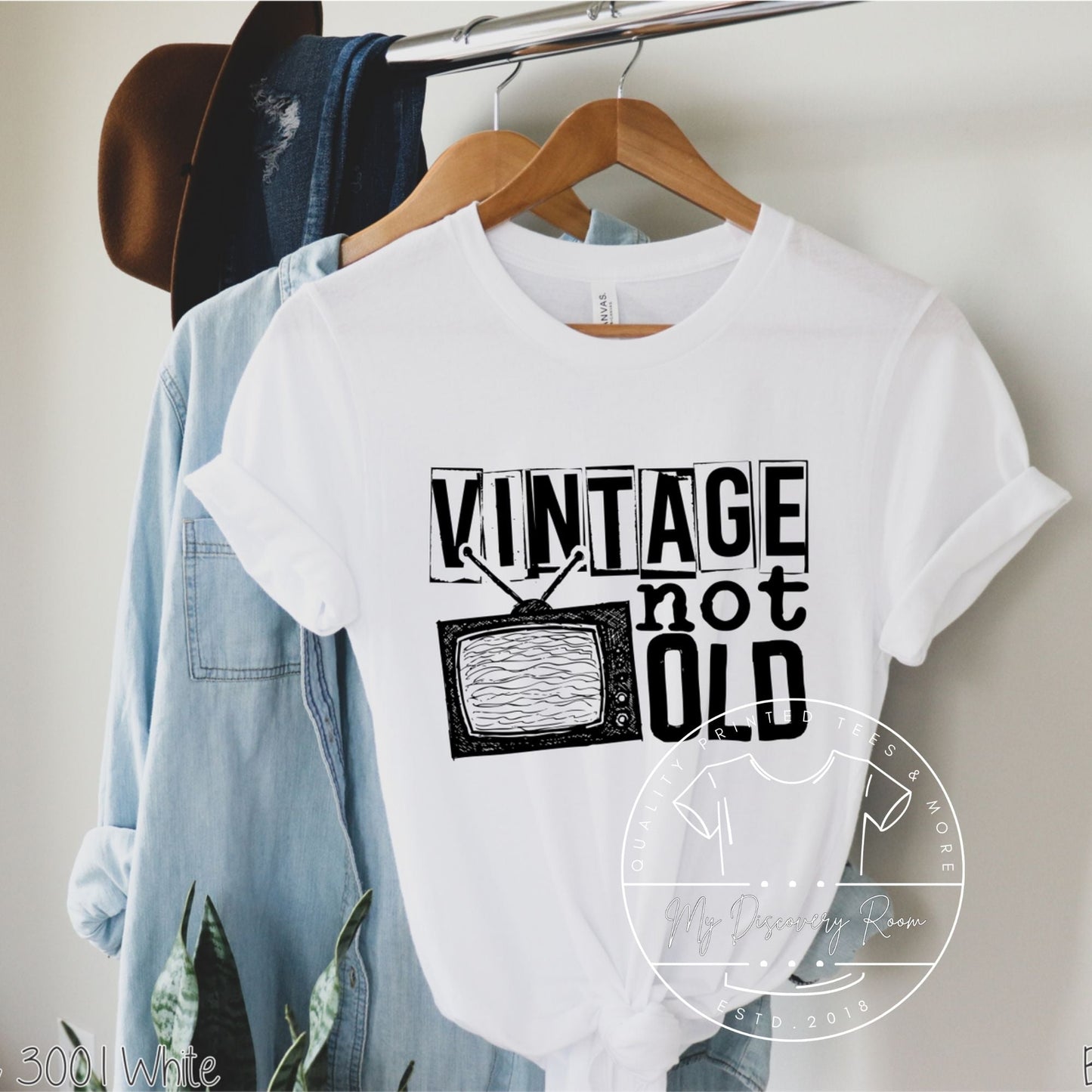 Vintage Not Old Graphic Tee - MyDiscoveryRoom