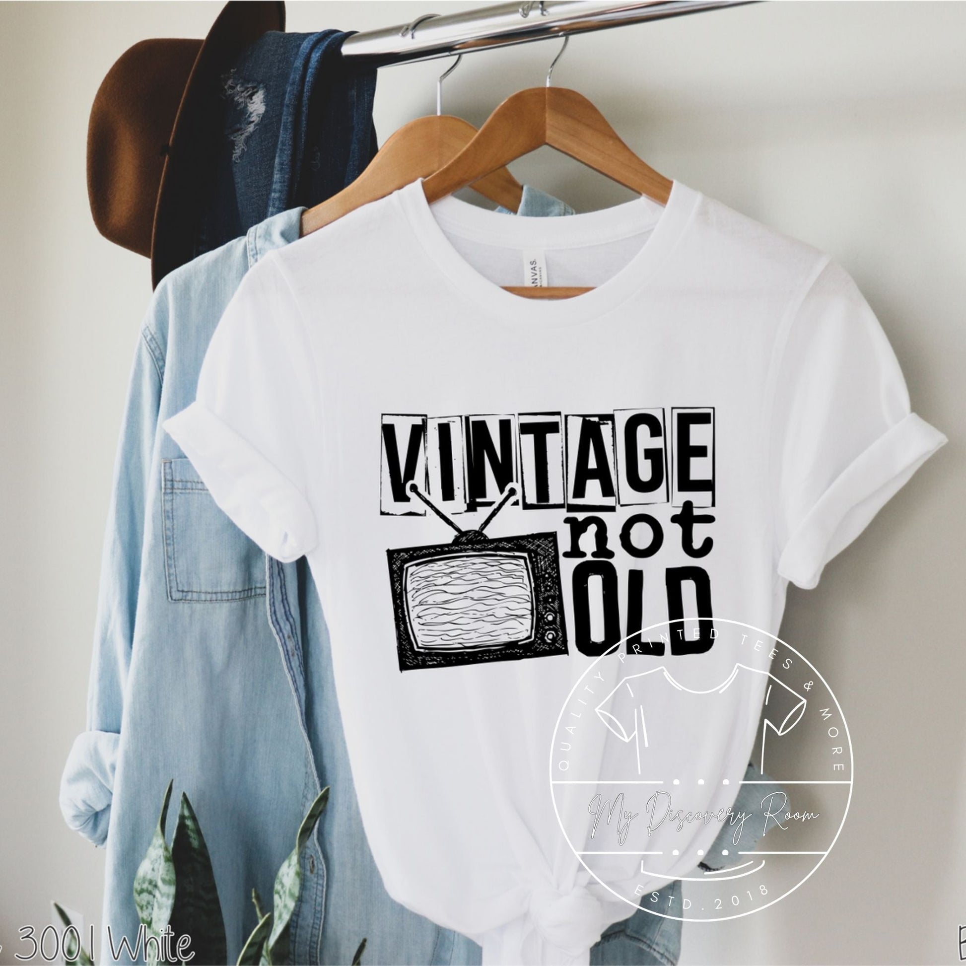 Vintage Not Old Graphic Tee - MyDiscoveryRoom