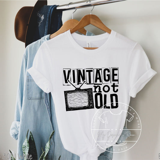 Vintage Not Old Graphic Tee - MyDiscoveryRoom