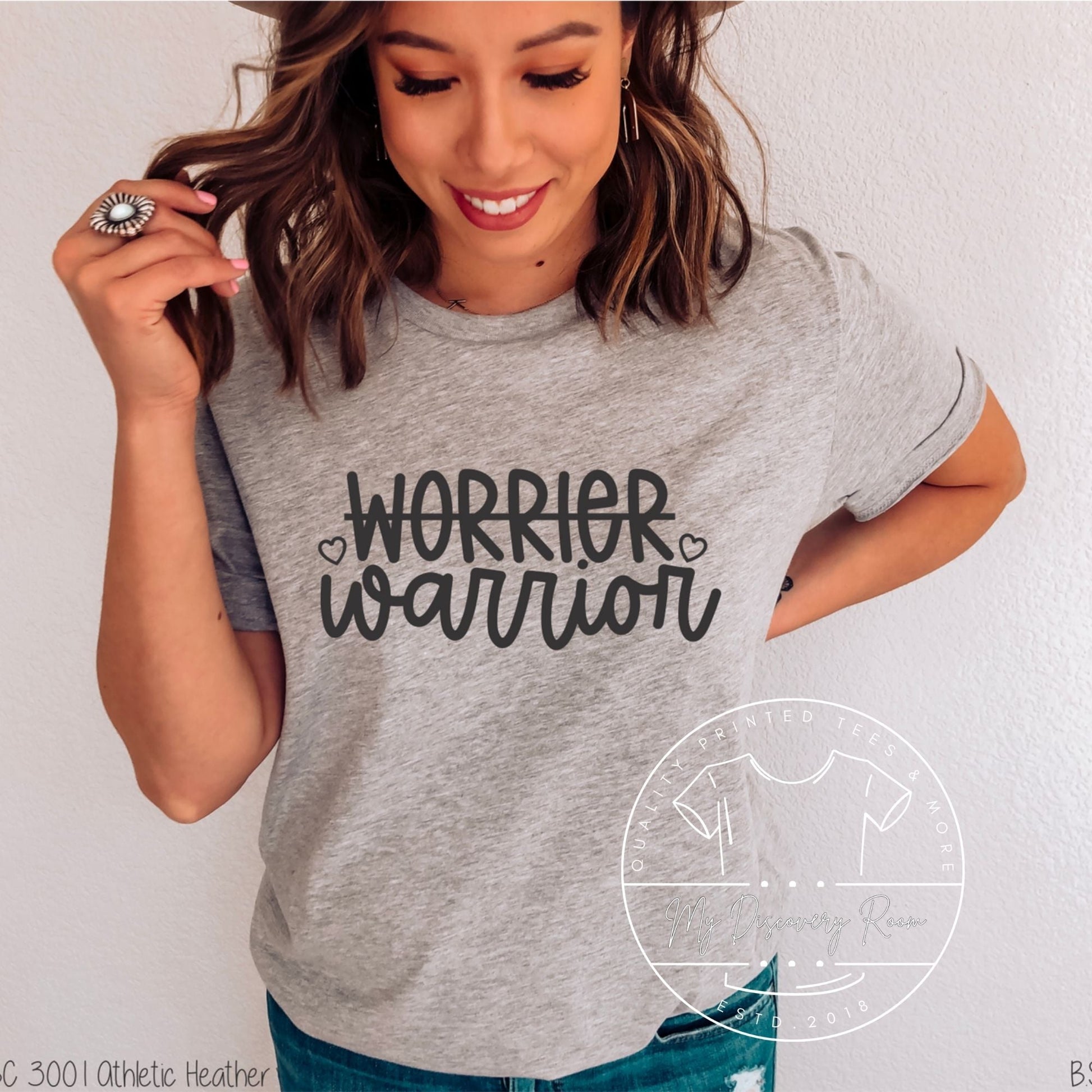 Warrior not Worrier Graphic Tee - MyDiscoveryRoom