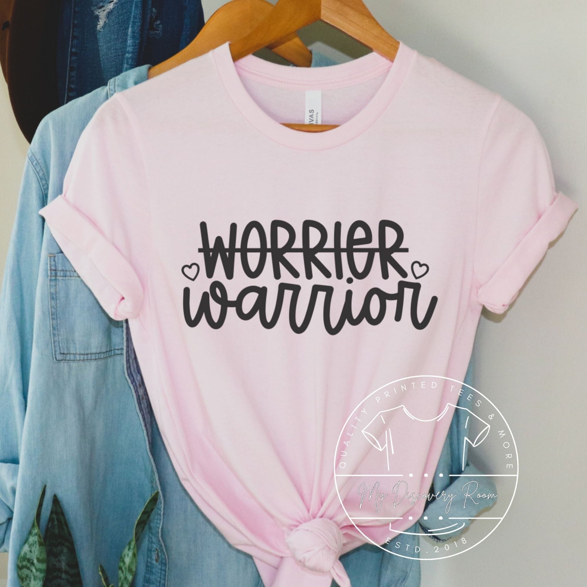 Warrior not Worrier Graphic Tee - MyDiscoveryRoom