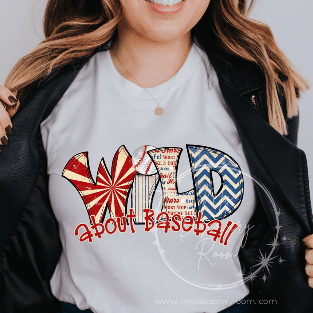 Wild About Baseball Graphic Tee - MyDiscoveryRoom