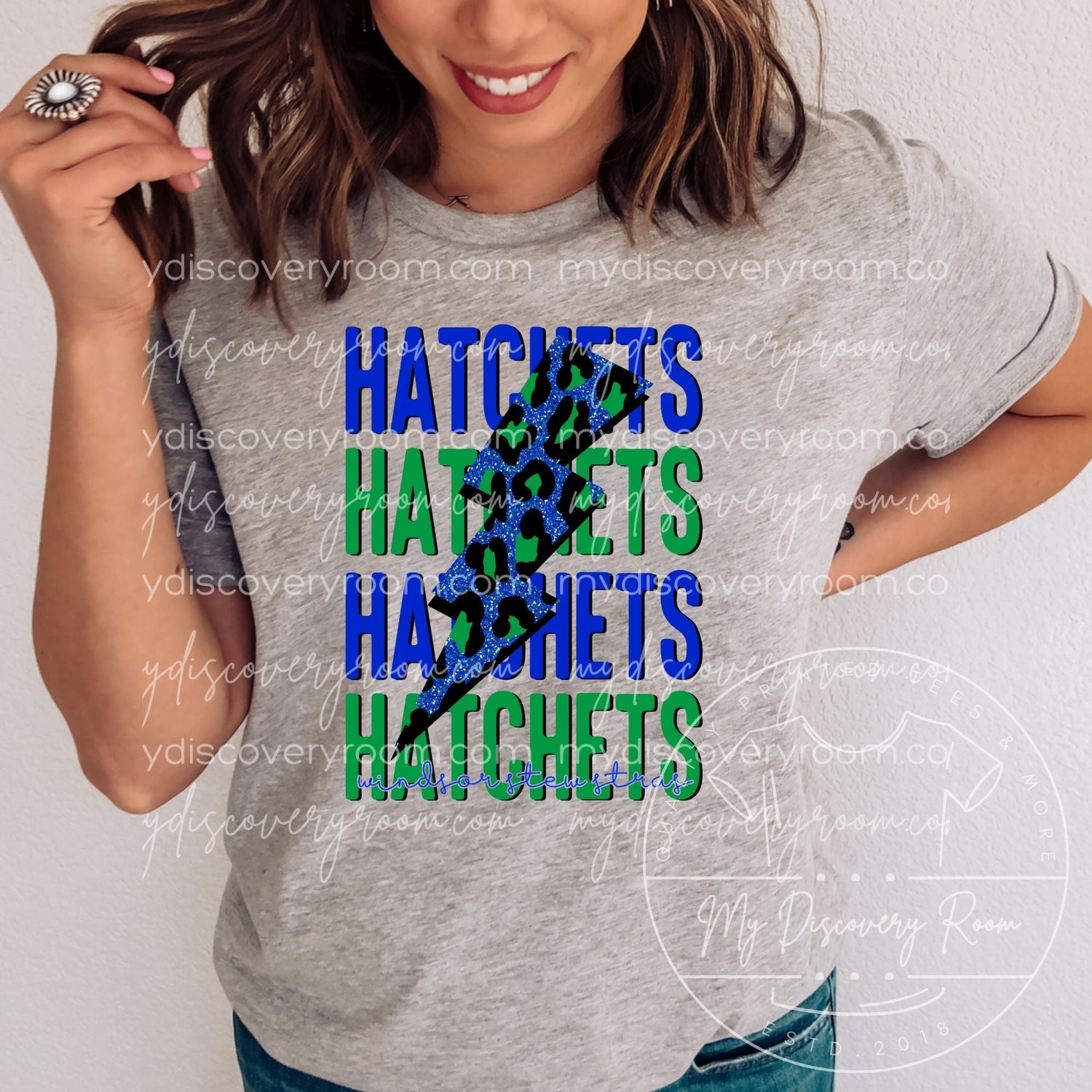 Windsor Stew - Straws Hatchets with Lighting Bolt Graphic Tee - MyDiscoveryRoom