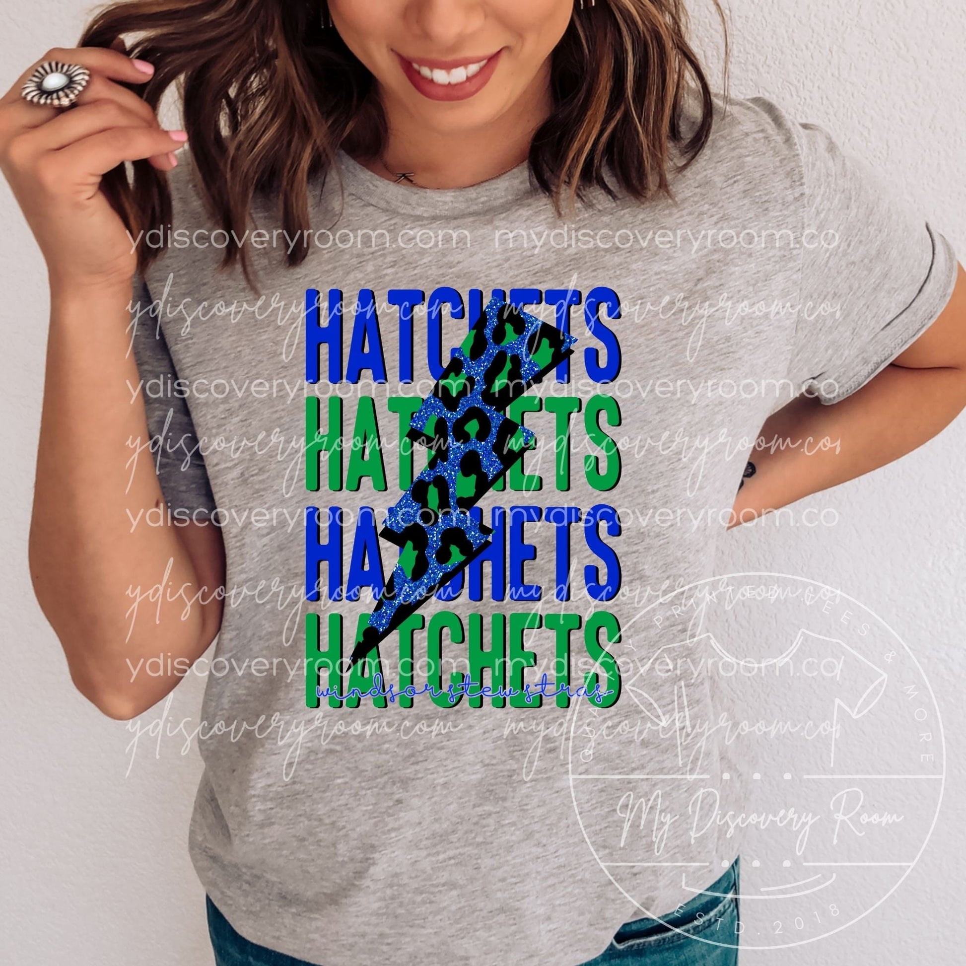 Windsor Stew - Straws Hatchets with Lighting Bolt Graphic Tee - MyDiscoveryRoom