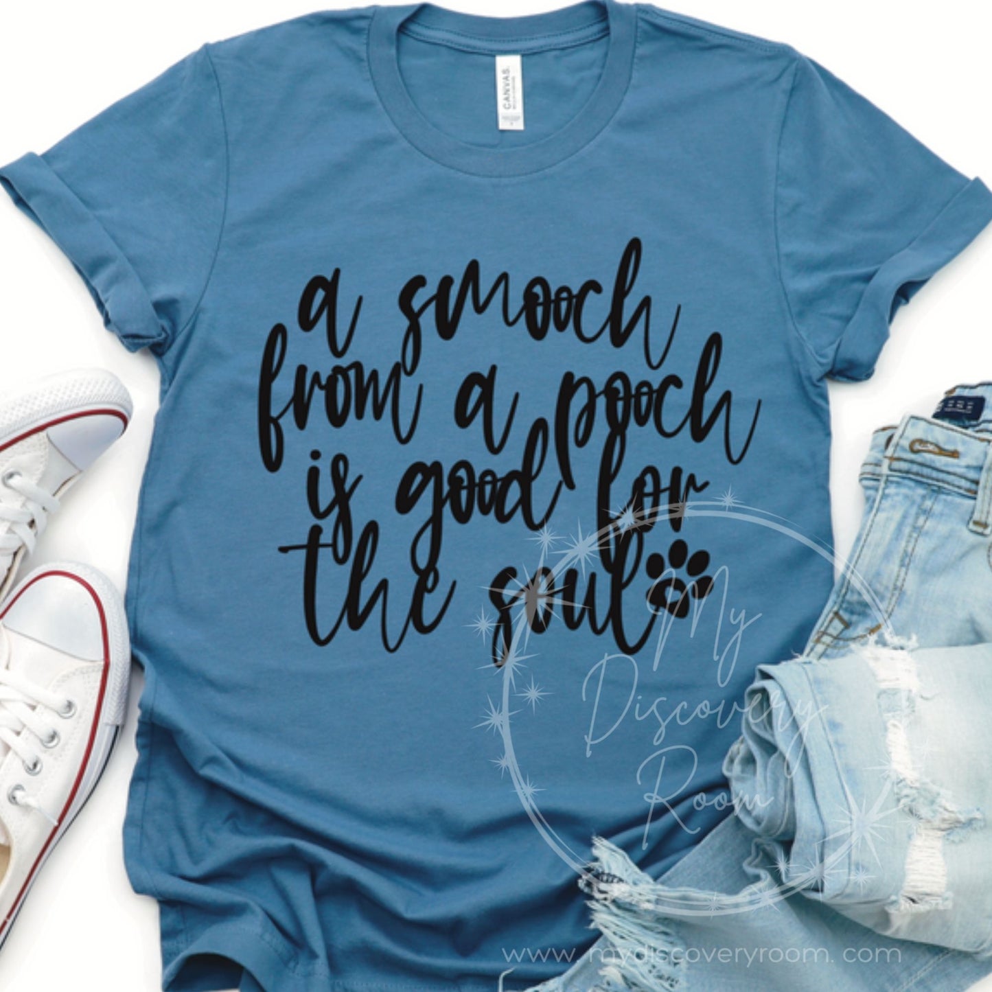 A Smooch From A Pooch Graphic Tee