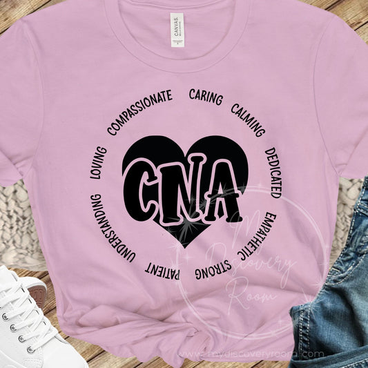 CNA Heart Graphic Tee