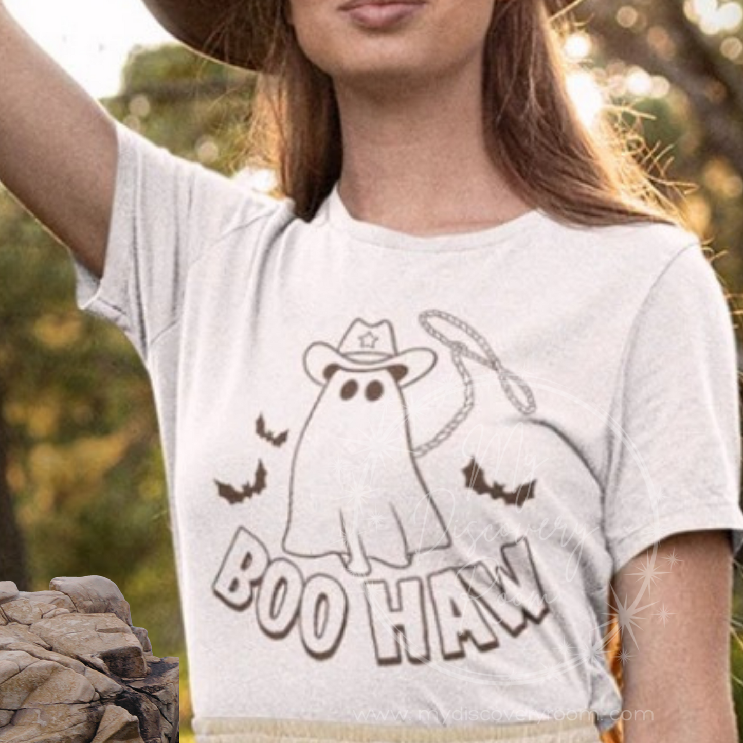 Boo Haw Cowboy Ghost Graphic Tee