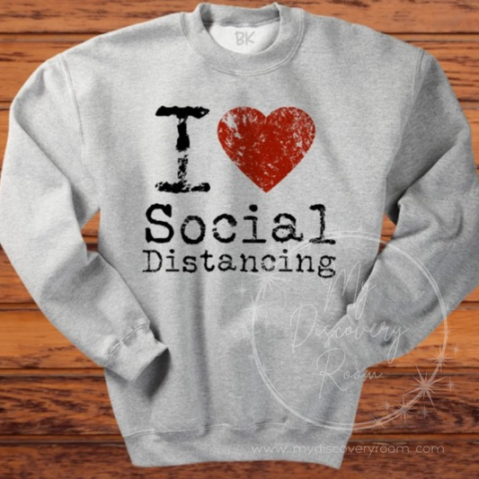 I <3 Social Distancing Graphic Tee