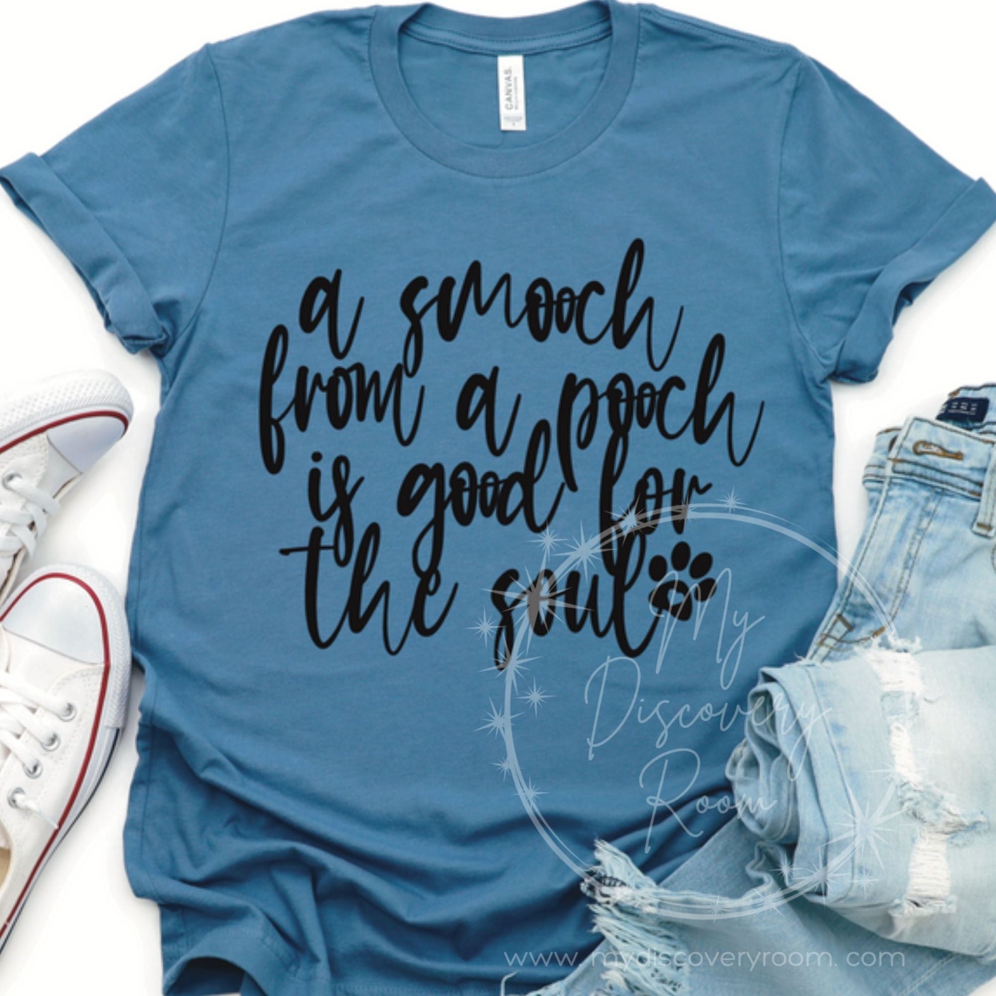 A Smooch From A Pooch Graphic Tee - MyDiscoveryRoom