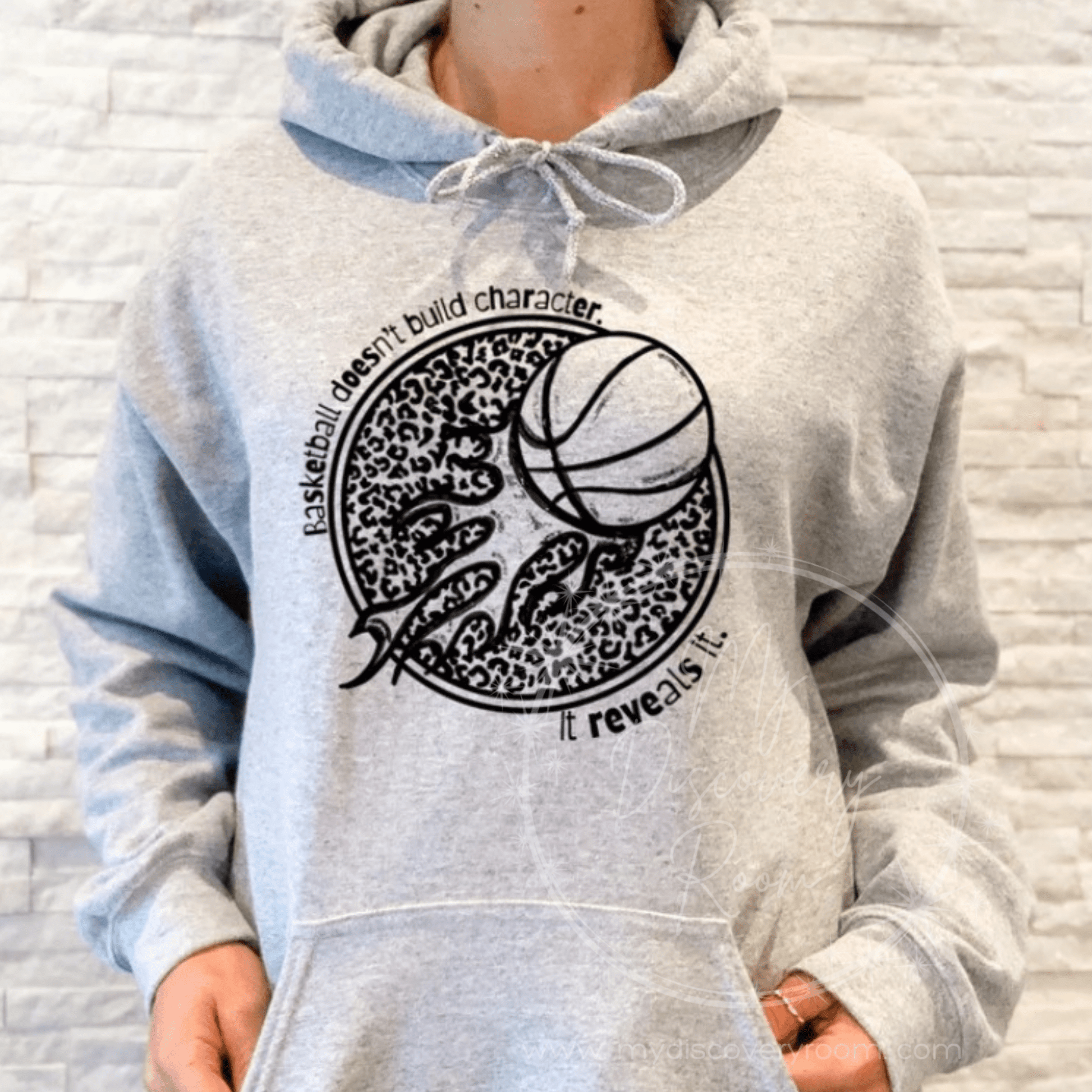 Basketball Doesn't Build Character, It Reveals It... Graphic Tee - MyDiscoveryRoom