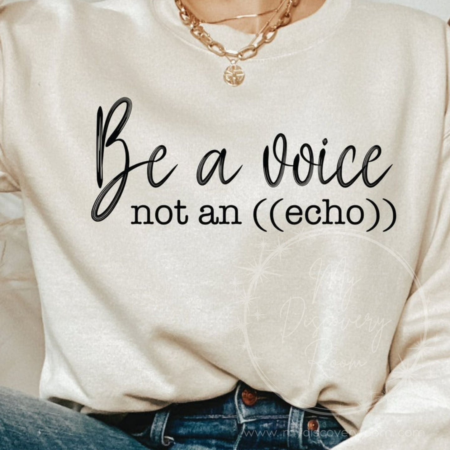 Be A Voice, Not An Echo Graphic Tee - MyDiscoveryRoom