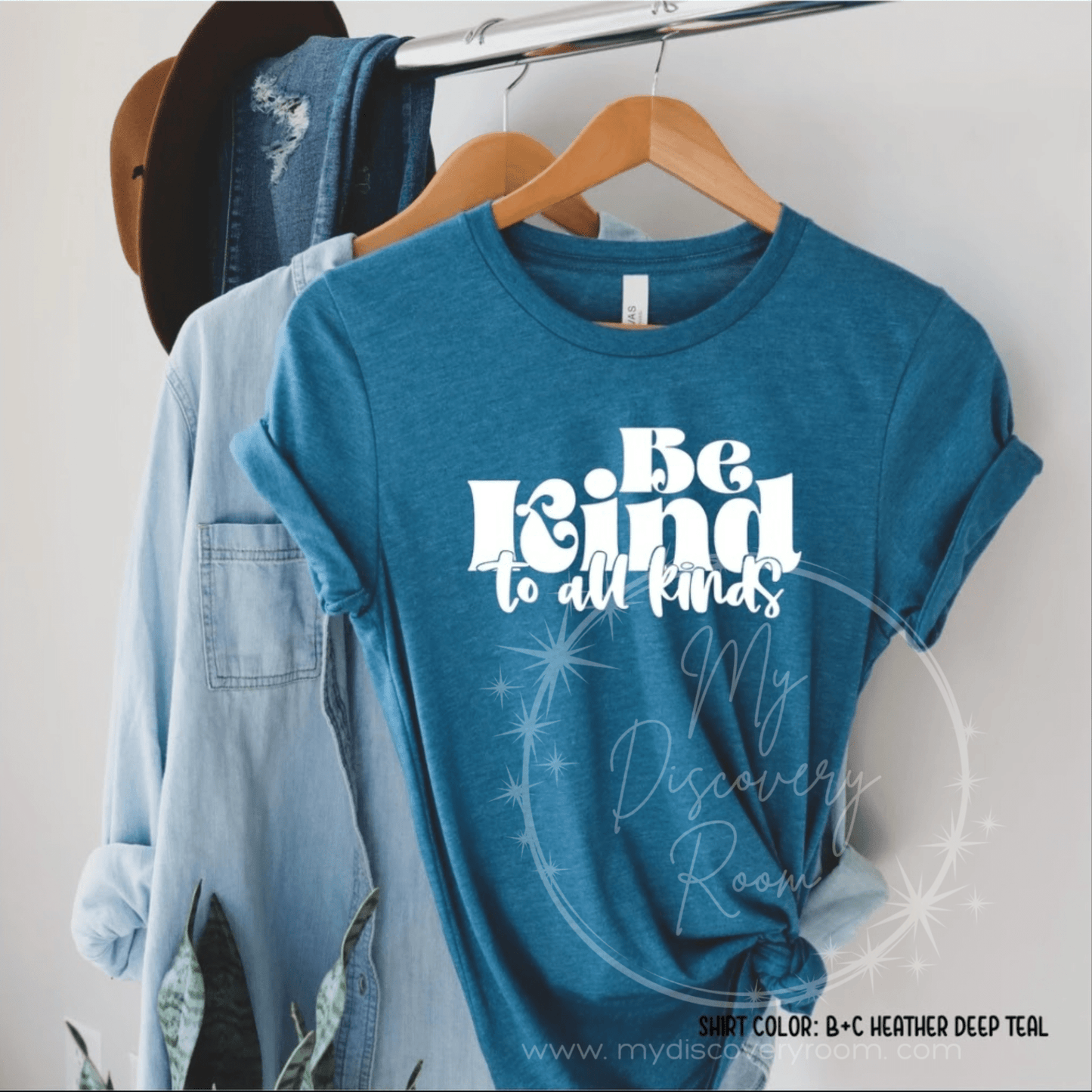 Be Kind To All Kinds white ink Graphic Tee - MyDiscoveryRoom