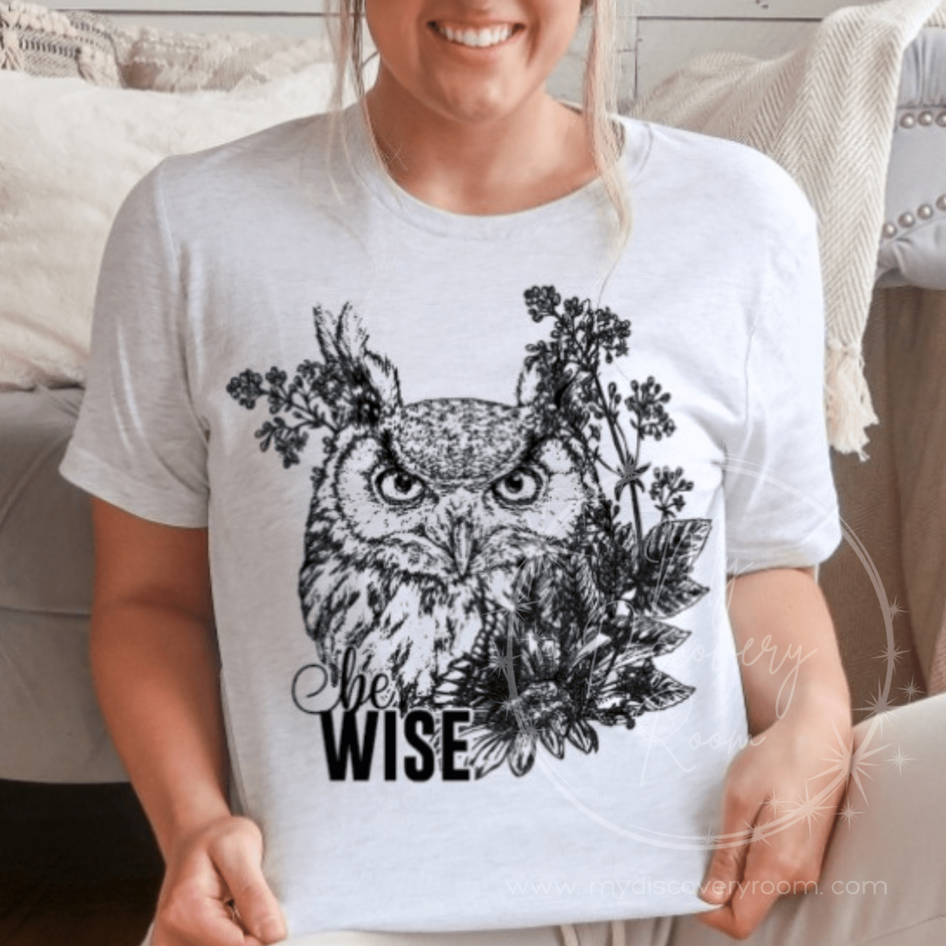 Be Wise with Owl Graphic Tee - MyDiscoveryRoom