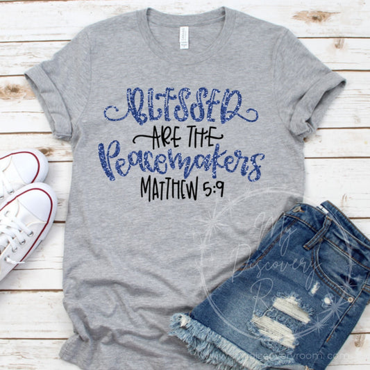 Blessed Are The Peacemakers Graphic Tee - MyDiscoveryRoom