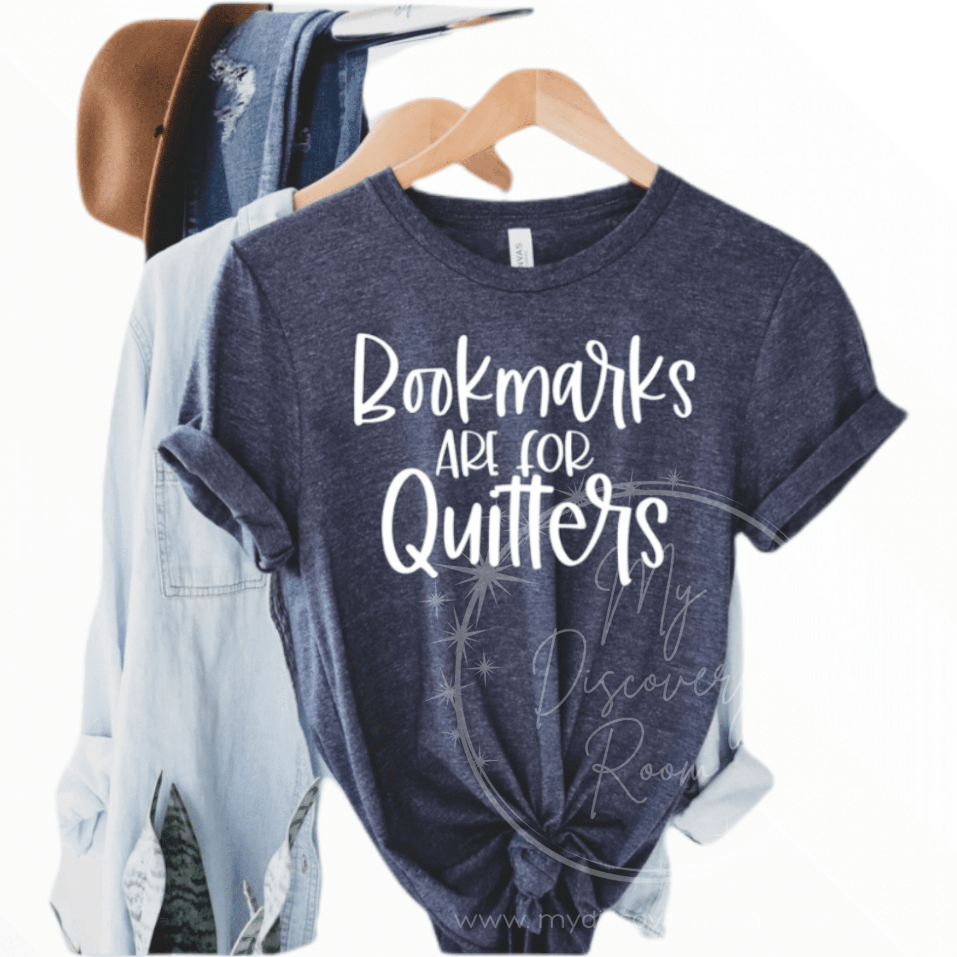 Bookmarks Are For Quitters Graphic Tee - MyDiscoveryRoom