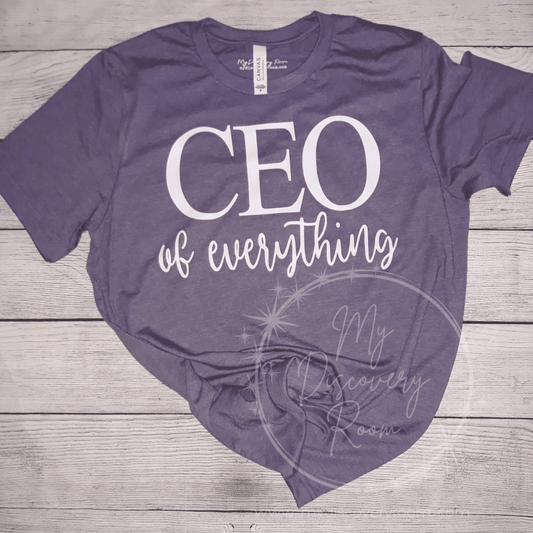 CEO Of Everything Graphic Tee - MyDiscoveryRoom