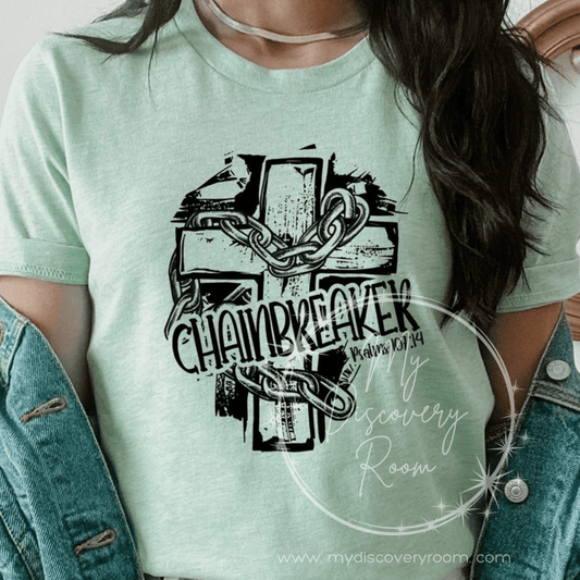 Chainbreaker Psalms 107:14 Graphic Tee - MyDiscoveryRoom