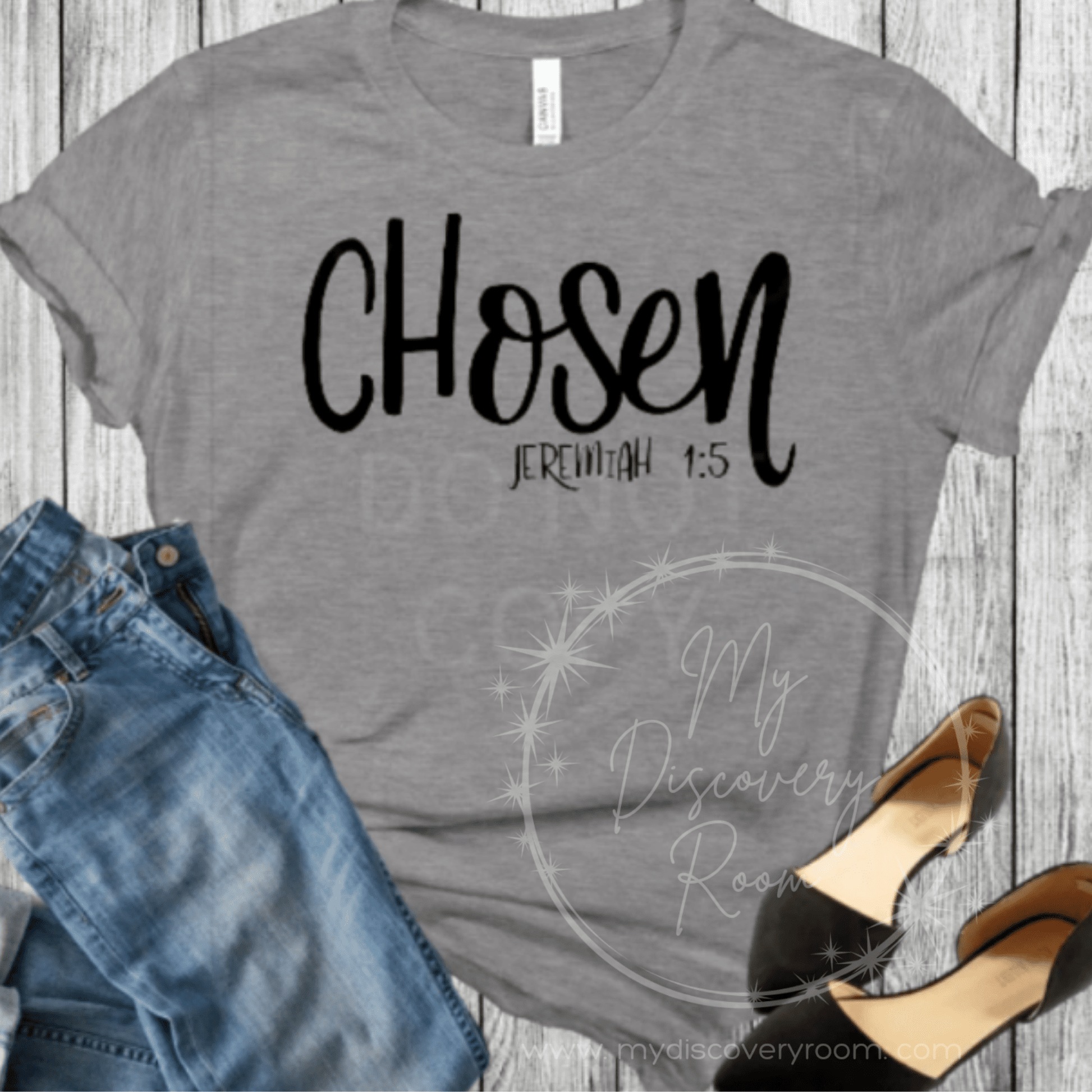 Chosen - Jeremiah 1:5 Graphic Tee - MyDiscoveryRoom