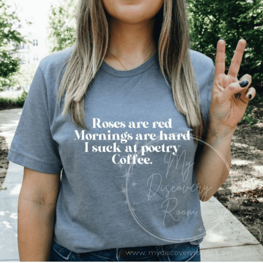 Coffee Poetry Graphic Tee - MyDiscoveryRoom