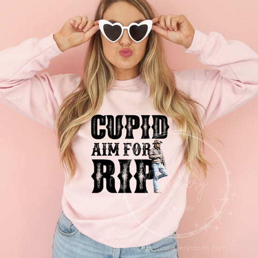 Cupid Aim For Rip Graphic Tee - MyDiscoveryRoom
