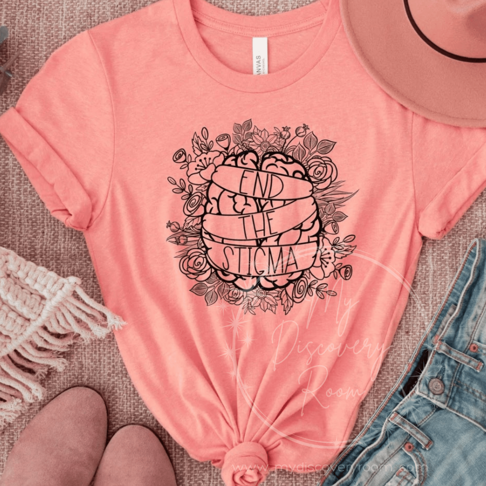 End The Stigma Graphic Tee - MyDiscoveryRoom