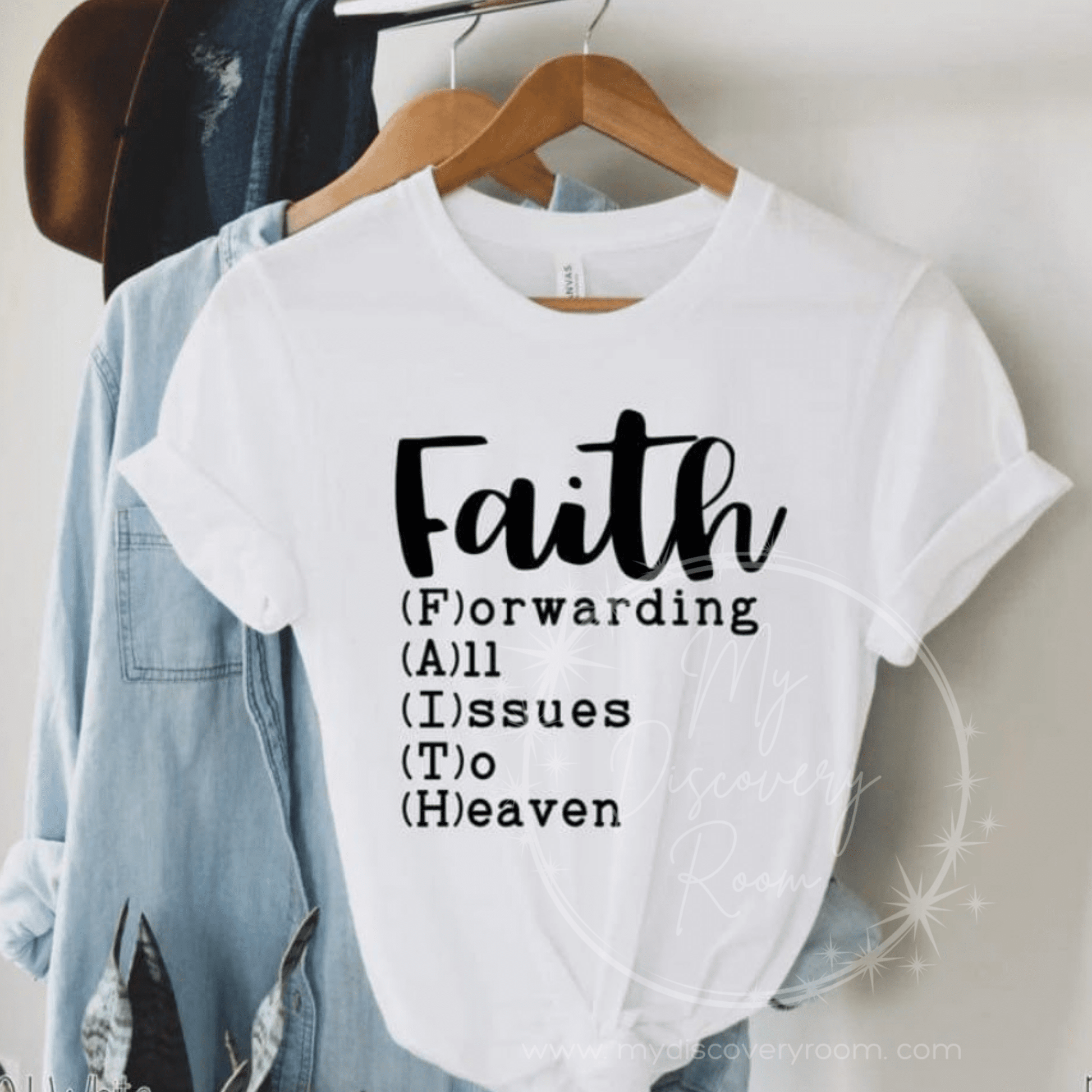 F.A.I.T.H Black Ink Graphic Tee - MyDiscoveryRoom