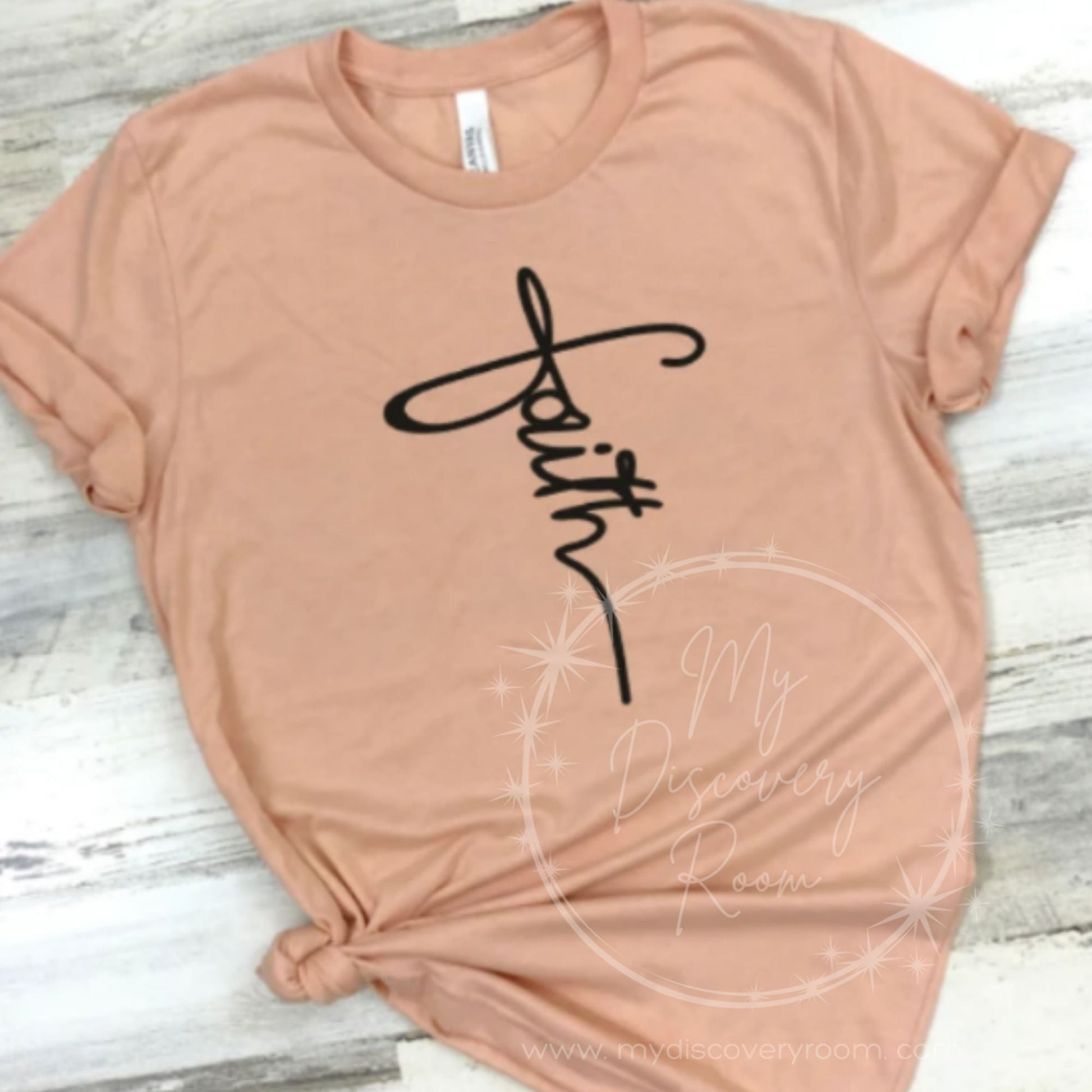 Faith Cross Graphic Tee - MyDiscoveryRoom