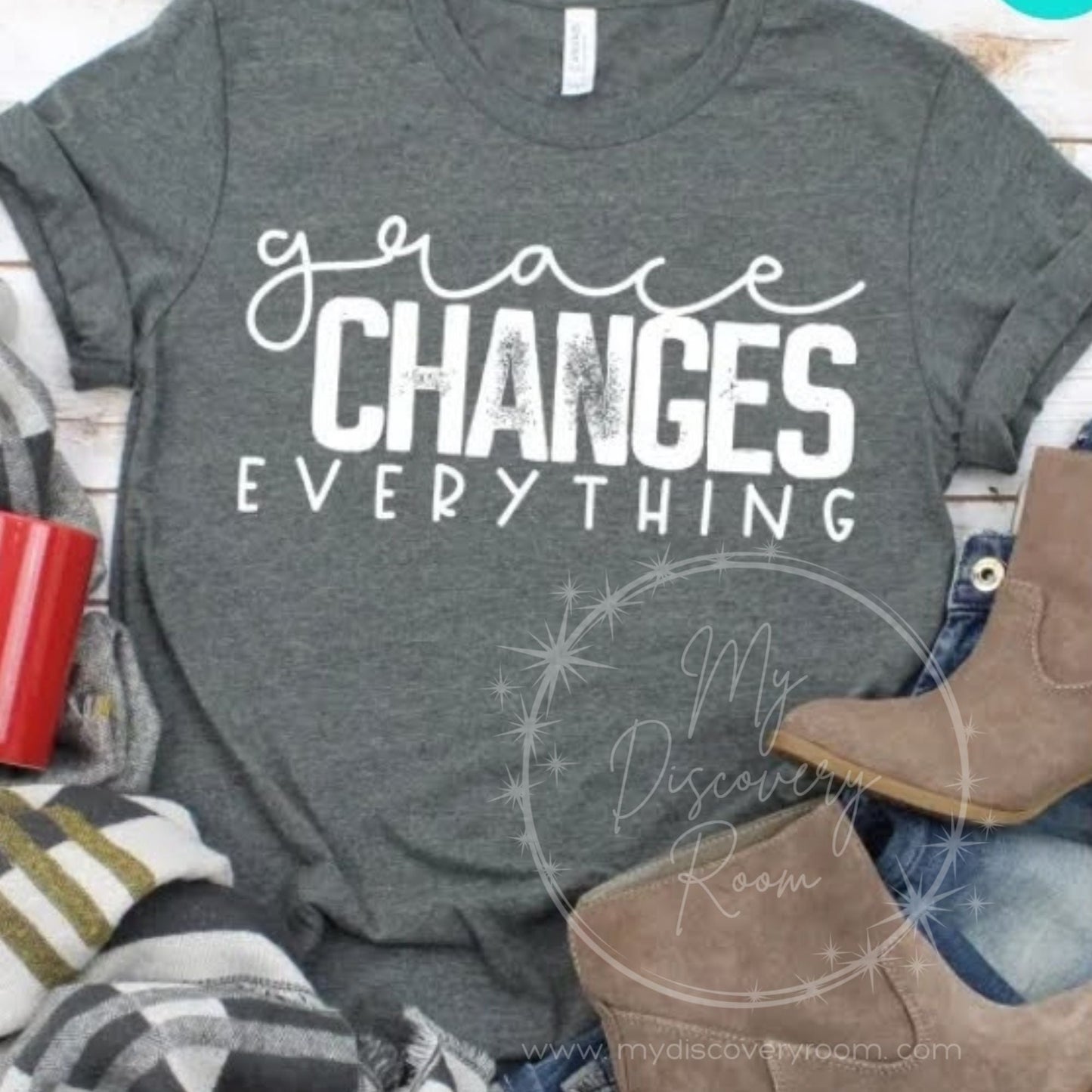 Grace Changes Everything Graphic Tee - MyDiscoveryRoom