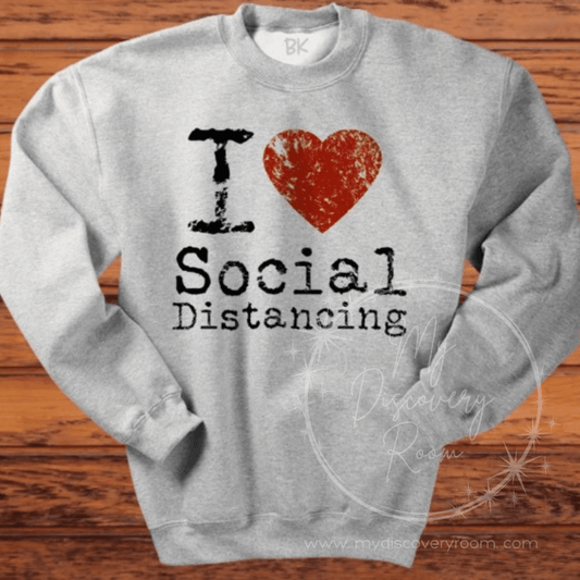 I <3 Social Distancing Graphic Tee - MyDiscoveryRoom