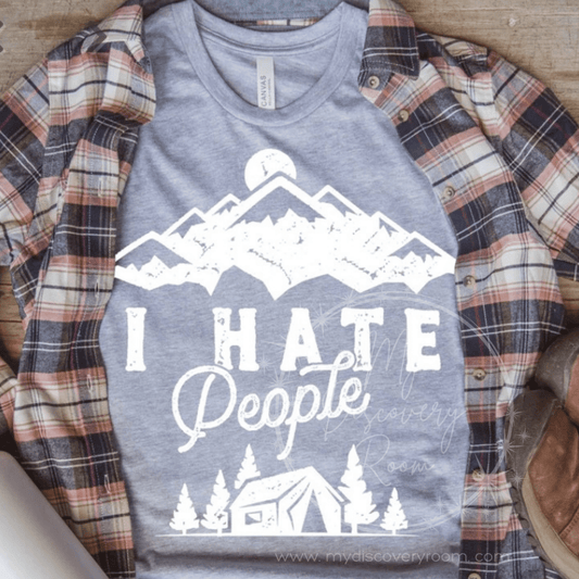 I Hate People Graphic Tee - MyDiscoveryRoom