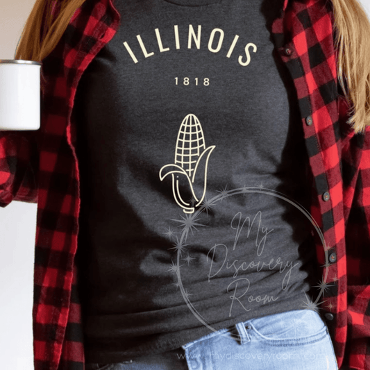 Illinois Graphic Tee - MyDiscoveryRoom